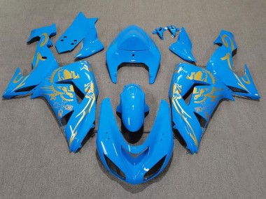 Compra Carenados Moto Kawasaki ZX10R 2006-2007 - Azul Claro Oro