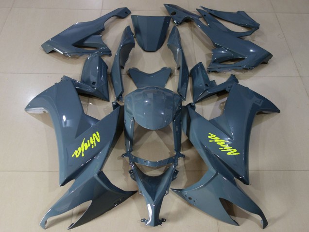 Compra Carenados Moto Kawasaki ZX10R 2008-2010 - Nardo Gris Oscuro Alta Visibilidad Amarillo