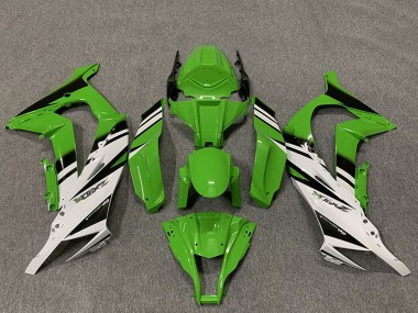 Compra Carenados Moto Kawasaki ZX10R 2011-2015 - Verde Blanco Negro Brillante OEM Estilo