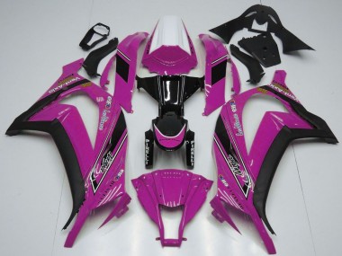 Compra Carenados Moto Kawasaki ZX10R 2011-2015 - Blanco Rosa Negro Brillante OEM Estilo