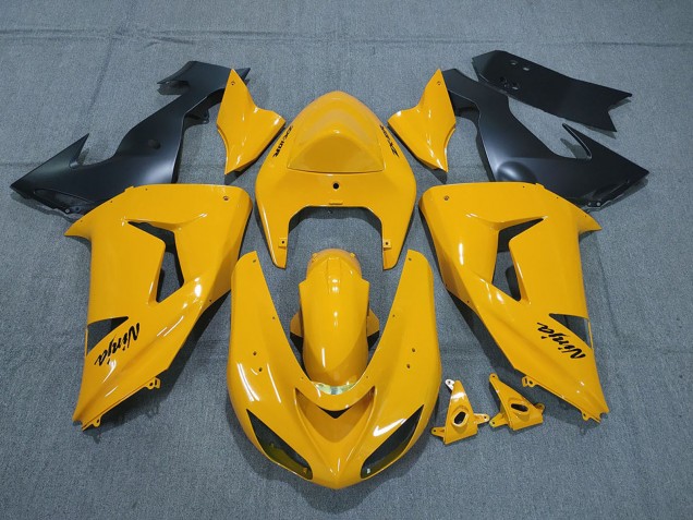 Compra Carenados Moto Kawasaki ZX10R 2006-2007 - Amarillo Negro Ninja