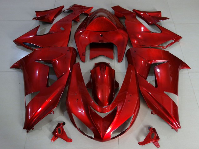Compra Carenados Moto Kawasaki ZX10R 2006-2007 - Rojo Profundo