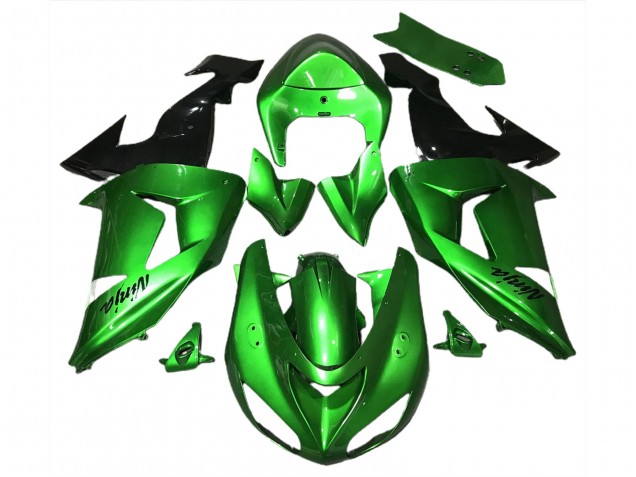 Compra Carenados Moto Kawasaki ZX10R 2006-2007 - Verde Negro Brillante