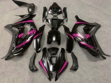 Compra Carenados Moto Kawasaki ZX10R 2016-2020 - Negro Mate Rosa Ninja