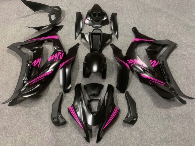 Compra Carenados Moto Kawasaki ZX10R 2016-2020 - Negro Mate Rosa Ninja