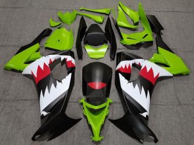 Compra Carenados Moto Kawasaki ZX10R 2008-2010 - Verde Negro Mate Rojo Blanco Tiburón