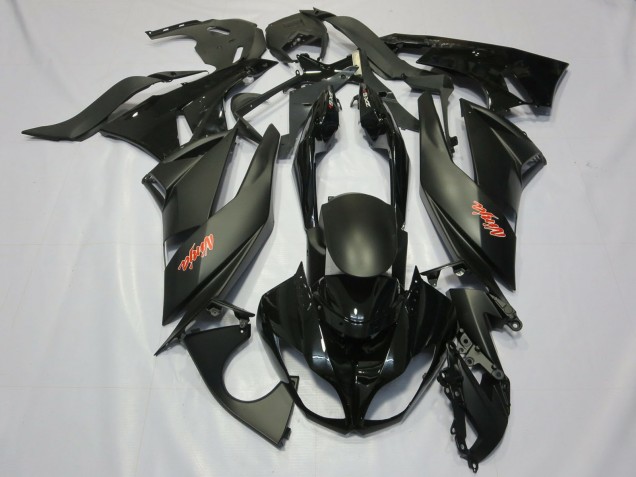 Compra Carenados Moto Kawasaki ZX6R 2009-2012 - Negro Mate Negro Brillante Rojo Ninja