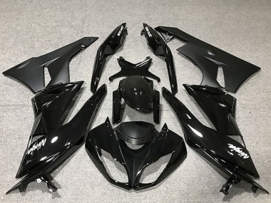 Compra Carenado Moto Kawasaki ZX6R 2009-2012 - Negro Brillante Negro Mate