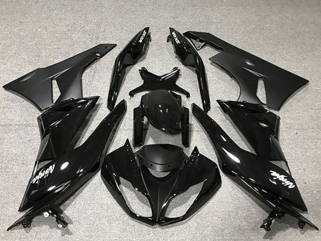 Compra Carenado Moto Kawasaki ZX6R 2009-2012 - Negro Brillante Negro Mate