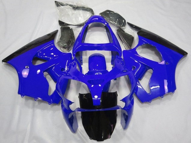 Compra Carenados Moto Kawasaki ZX6R 2000-2002 - Azul Negro Brillante