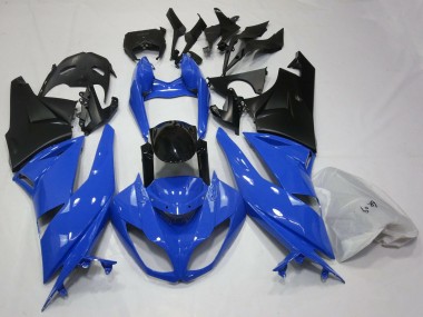 Compra Carenados Moto Kawasaki ZX6R 2009-2012 - Azul Negro Brillante Negro Mate
