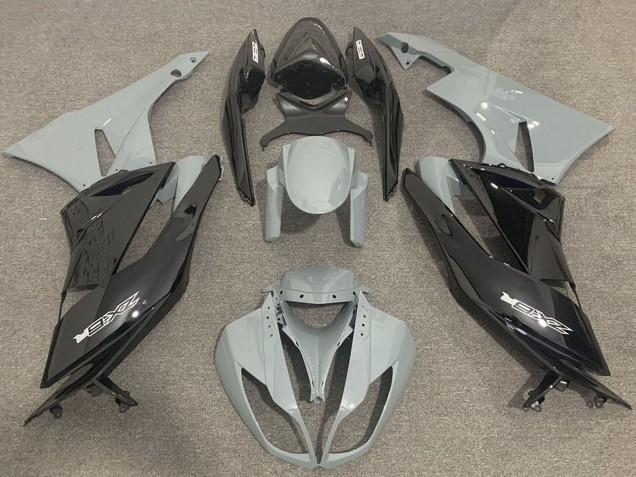 Compra Carenados Moto Kawasaki ZX6R 2009-2012 - Gris Negro Brillante