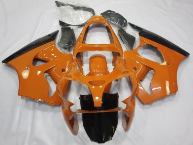 Compra Carenados Moto Kawasaki ZX6R 2000-2002 - Naranja Negro Brillante