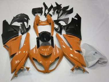 Compra Carenados Moto Kawasaki ZX6R 2009-2012 - Naranja Negro Brillante Negro Mate