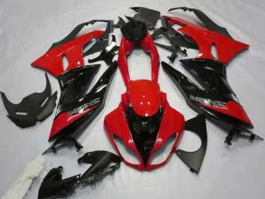 Compra Carenados Moto Kawasaki ZX6R 2009-2012 - Rojo Negro Brillante
