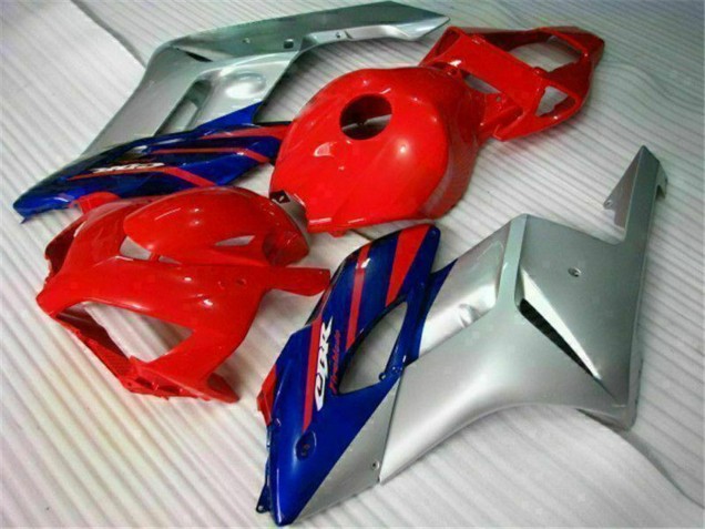 Compra Carenados Moto Honda CBR1000RR 2004-2005 - Plata Rojo Azul Negro Raya