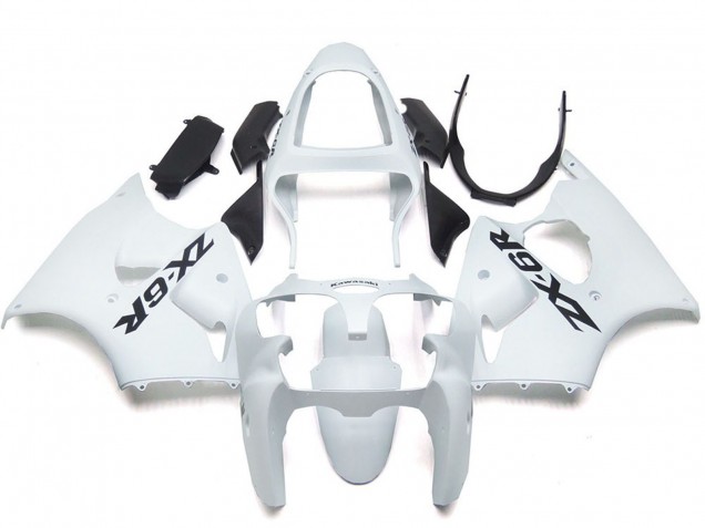 Compra Carenados Moto Kawasaki ZX6R 2000-2002 - Blanco Brillante
