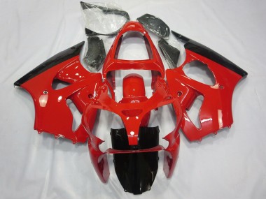 Compra Carenados Moto Kawasaki ZX6R 2000-2002 - Rojo Negro Brillante