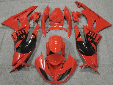 Compra Carenados Moto Kawasaki ZX6R 2009-2012 - Rojo Negro Brillante Punisher