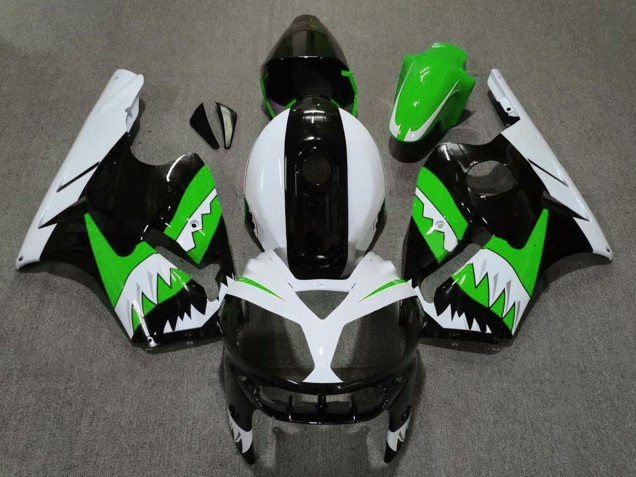 Compra Carenados Moto Kawasaki ZX12R 2002-2006 - Verde Negro Blanco Tiburón