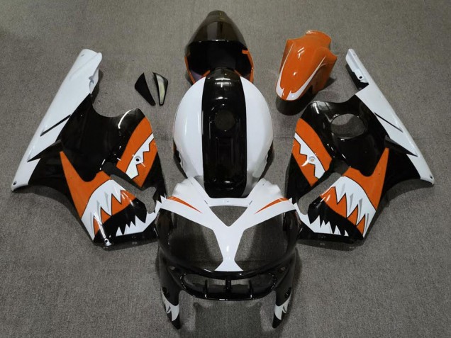 Compra Carenados Moto Kawasaki ZX12R 2002-2006 - Naranja Negro Blanco Tiburón