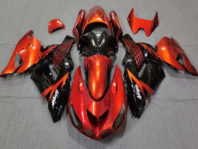 Compra Carenados Moto Kawasaki ZX14R 2006-2011 - Rojo Negro Brillante