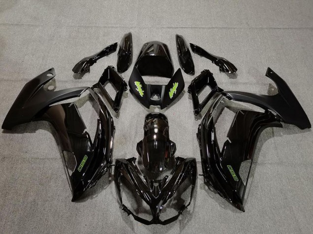 Compra Carenados Moto Kawasaki Ninja 650R 2009-2011 - Negro Brillante Verde