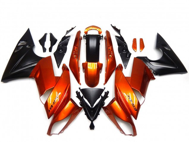 Compra Carenados Moto Kawasaki Ninja 650R 2009-2011 - Naranja Negro