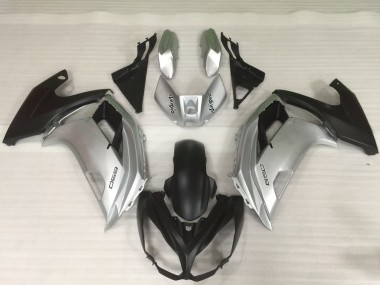 Compra Carenados Moto Kawasaki Ninja 650R 2009-2011 - Plata Negro Mate