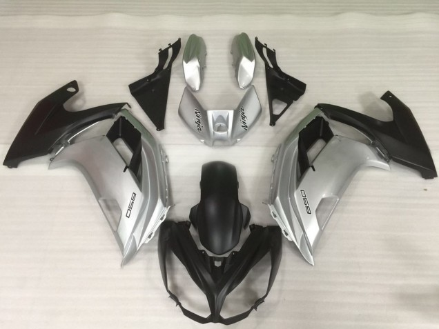 Compra Carenados Moto Kawasaki Ninja 650R 2009-2011 - Plata Negro Mate