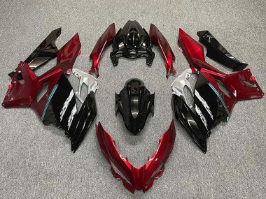 Compra Carenados Moto Kawasaki Ninja 400 2018-2024 - Rojo Negro Brillante