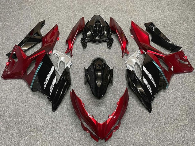 Compra Carenados Moto Kawasaki Ninja 400 2018-2024 - Rojo Negro Brillante