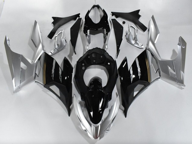 Compra Carenados Moto Kawasaki Ninja 400 2018-2024 - Plata Negro Brillante