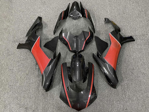 Compra Carenados Moto Yamaha R1 2015-2019 - FibraCarbono Rojo