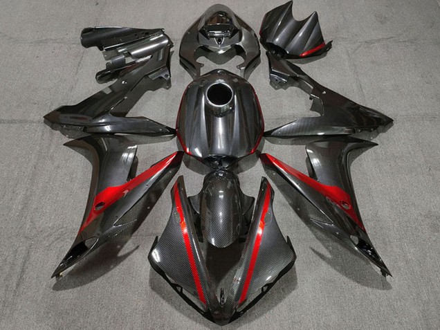 Compra Carenados Moto Yamaha R1 2004-2006 - FibraCarbono Estilo Rojo