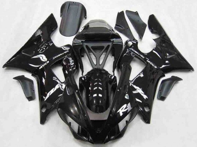 Compra Carenados Moto Yamaha R1 2000-2001 - Negro Brillante Blanco