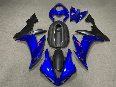 Compra Carenados Moto Yamaha R1 2004-2006 - FibraCarbono Estilo Azul
