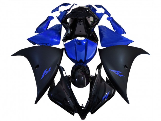 Compra Carenados Moto Yamaha R1 2012-2014 - Negro Brillante Negro Mate Azul