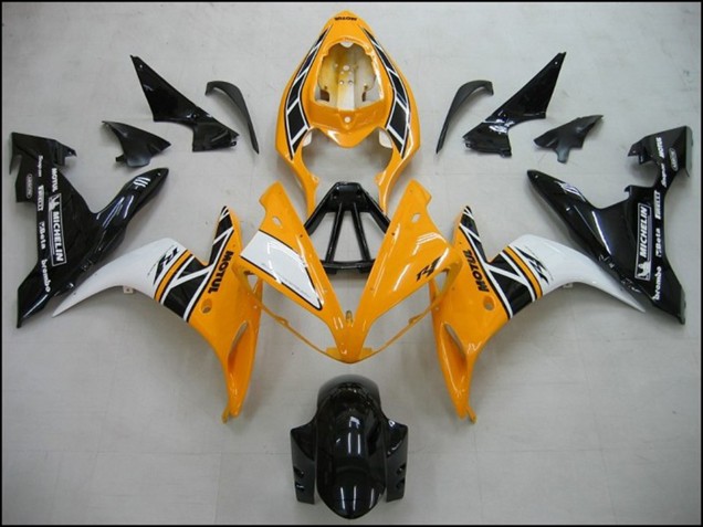 Compra Carenados Moto Yamaha R1 2004-2006 - Amarillo Blanco Negro OEM Estilo