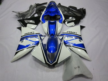 Compra Carenados Moto Yamaha R1 2012-2014 - Blanco Azul Negro Layerd Semakin Didepan