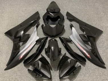 Compra Carenados Moto Yamaha R6 2006-2007 - Negro Brillante Plata