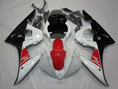 Compra Carenado Moto Yamaha R6 2005 - Blanco Rojo Negro