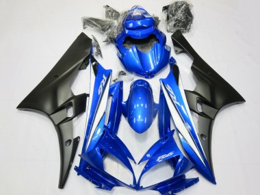 Compra Carenados Moto Yamaha R6 2006-2007 - Azul Blanco Negro Mate