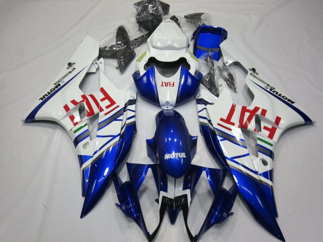 Compra Carenados Moto Yamaha R6 2006-2007 - Blanco Azul Rojo Fiat Motul Michelin