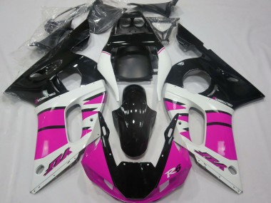 Compra Carenados Moto Yamaha R6 1998-2002 - Blanco Rosa Negro Brillante