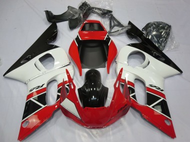 Compra Carenados Moto Yamaha R6 1998-2002 - Rojo Blanco Negro Brillante OEM Estilo