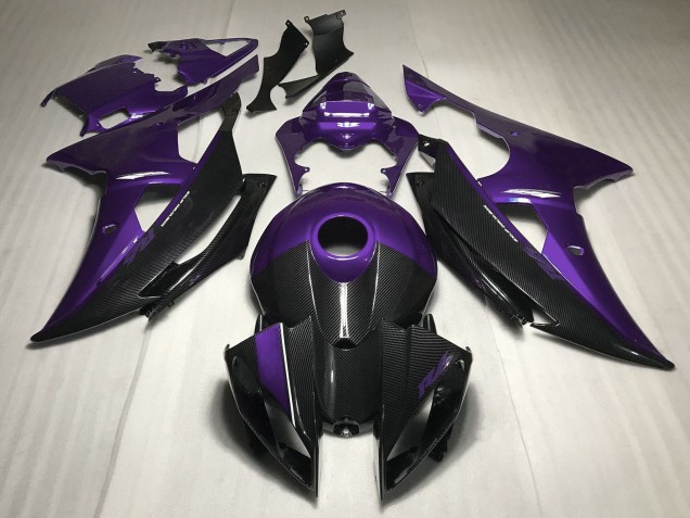 Compra Carenados Moto Yamaha R6 2008-2016 - Púrpura FibraCarbono Estilo