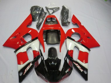Compra Carenados Moto Yamaha R6 1998-2002 - Rojo Blanco Negro Brillante