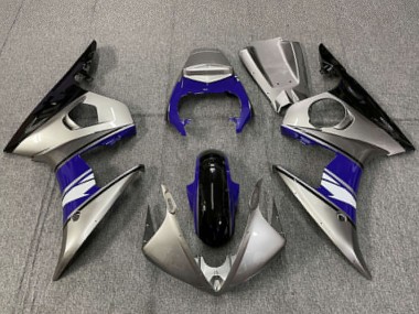 Compra Carenados Moto Yamaha R6 2003-2004 - Plata Azul Negro Brillante