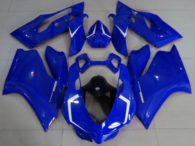 Compra Carenados Moto Ducati 1199 2011-2014 - Azul Brillante Blanco